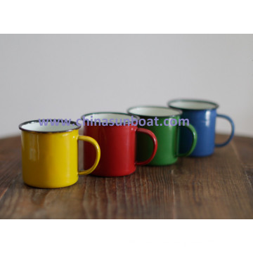 Sunboat Retro Enamel Milk Cup Coffee Cup Enamel Water Cup Tableware Kitchenware/ Kitchen Appliance